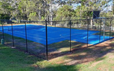 A multisport court for Queensland’s Lamb Island