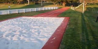 Athletics - long jump pit